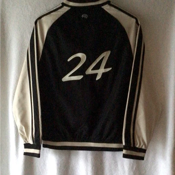 Black and Cream Track Jacket - Picture 2 of 7